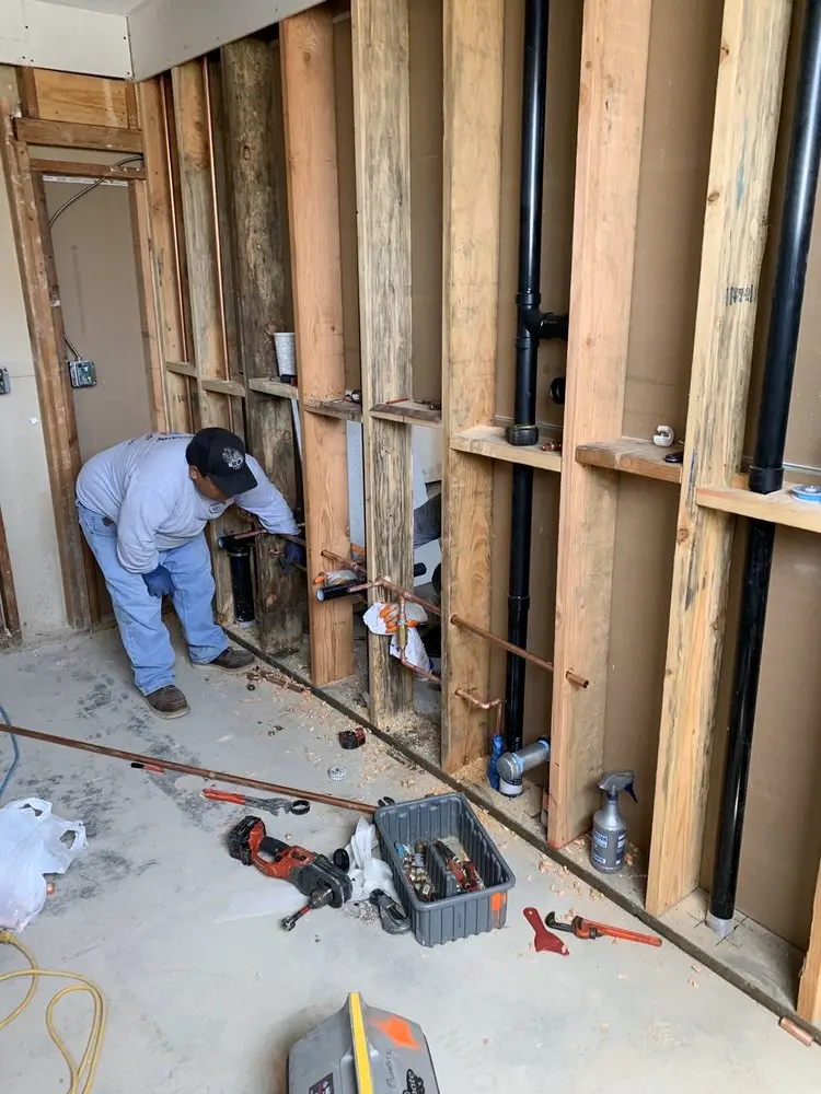 Commercial rough-in plumbing for Gas Line Repair in Drysdale Hills